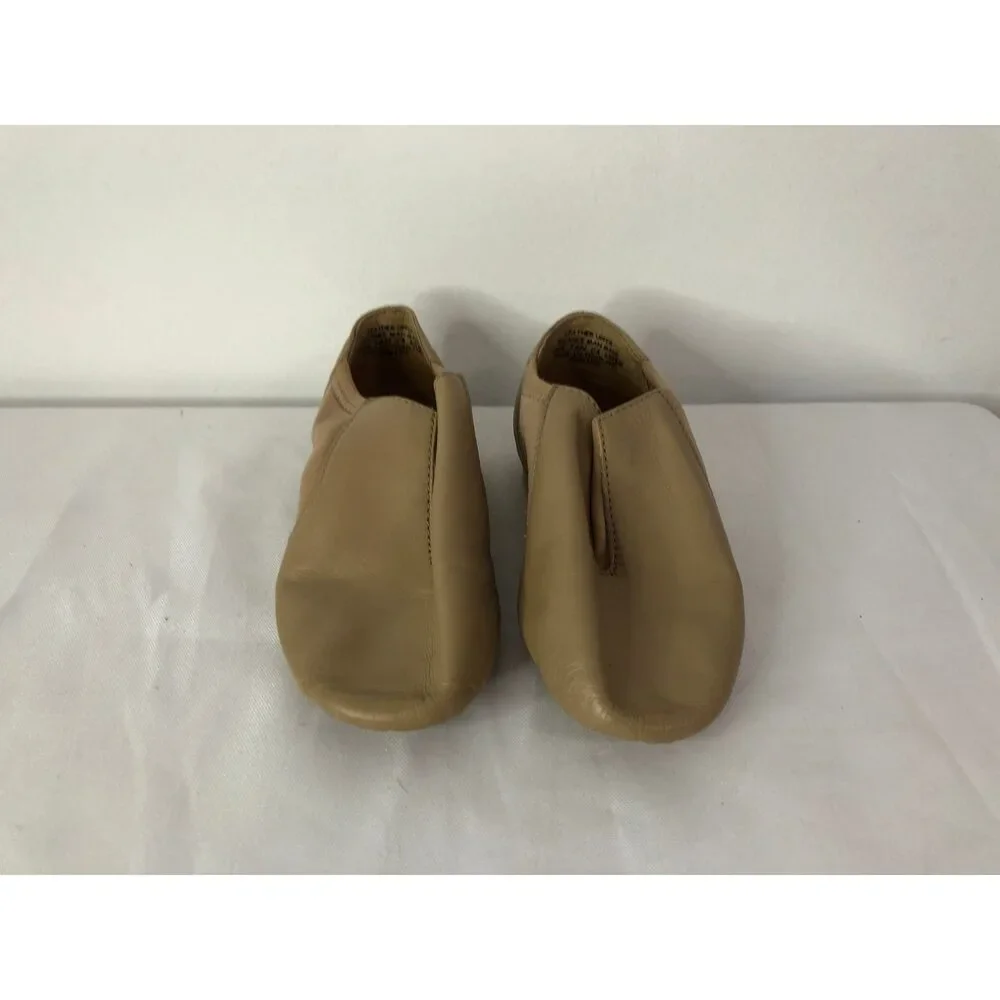 Pre-Owned Dance Jazz Shoes Danshuz Big Kid 3M Slip On Leather
